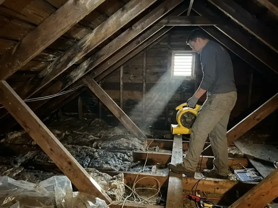 attic-water-damage-drying-proc-007 — frequently asked questions, Emergency Water Extraction & 24/7 Flood Response in Chase C…